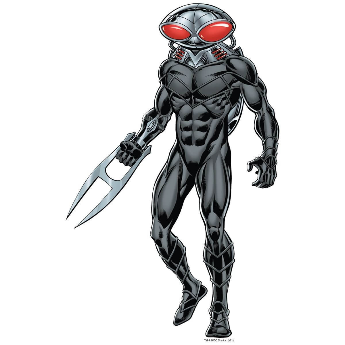 Kismet Decals Black Manta Vengeful Licensed Wall Sticker - Easy DIY Justice League Home & Room Decor Wall Art - Kismet Decals