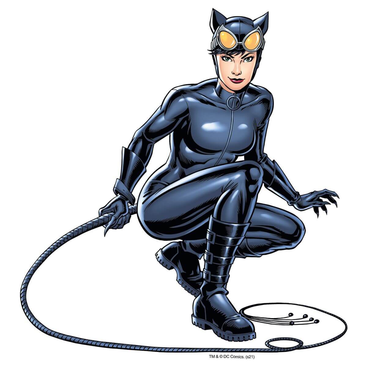 Kismet Decals Catwoman Bullwhip Licensed Wall Sticker - Easy DIY Justice League Home & Room Decor Wall Art - Kismet Decals