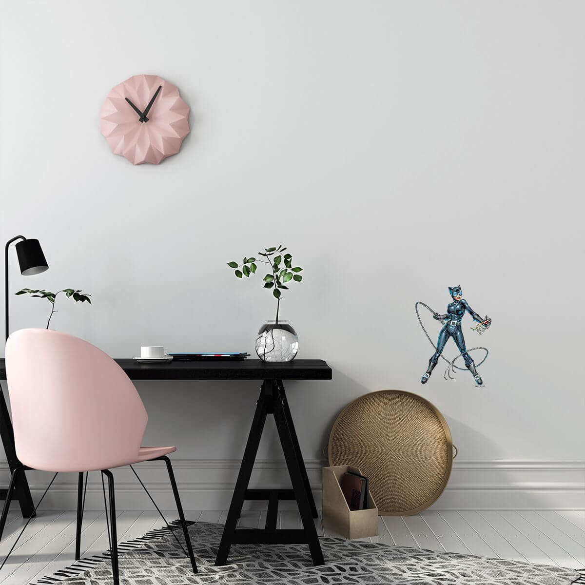 Kismet Decals Catwoman Thief of The Night Licensed Wall Sticker - Easy DIY Justice League Home & Room Decor Wall Art - Kismet Decals