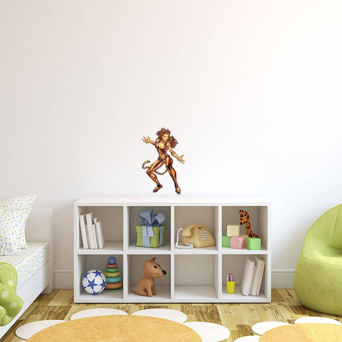 Kismet Decals Cheetah Malicious Cat Licensed Wall Sticker - Easy DIY Justice League Home & Room Decor Wall Art - Kismet Decals