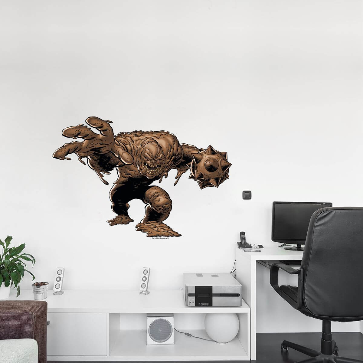 Kismet Decals Clayface Attack Licensed Wall Sticker - Easy DIY Justice League Home & Room Decor Wall Art - Kismet Decals