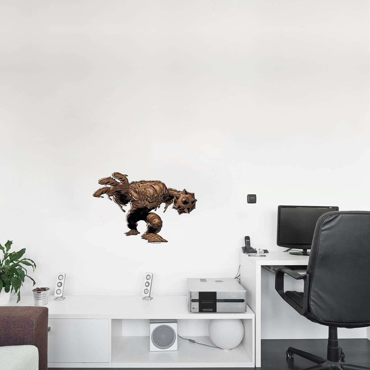 Kismet Decals Clayface Attack Licensed Wall Sticker - Easy DIY Justice League Home & Room Decor Wall Art - Kismet Decals