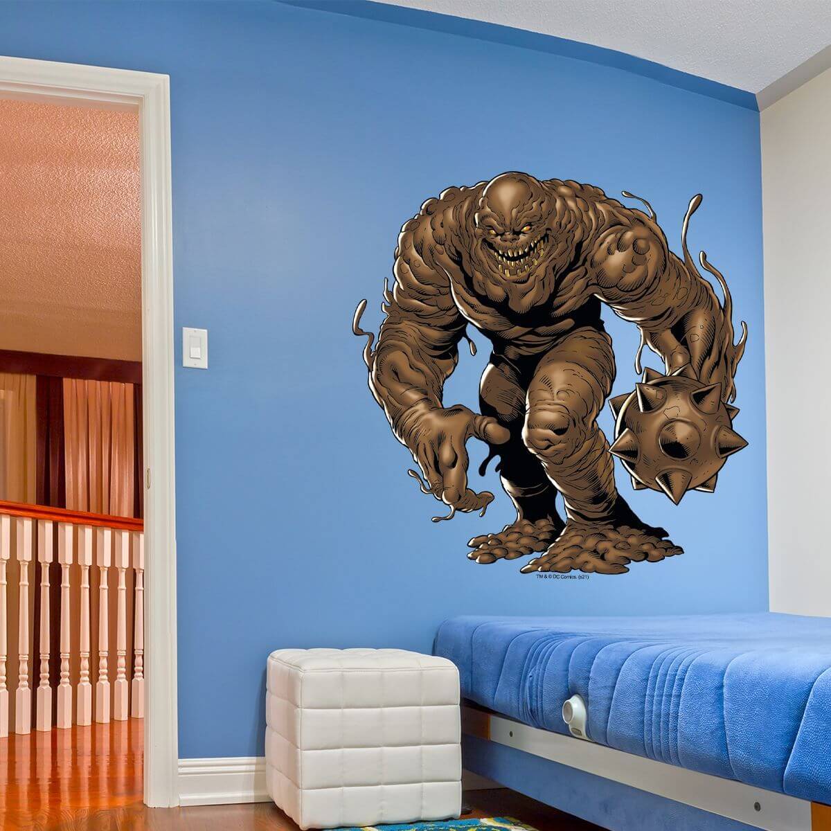 Kismet Decals Clayface Shapeshifter Licensed Wall Sticker - Easy DIY Justice League Home & Room Decor Wall Art - Kismet Decals