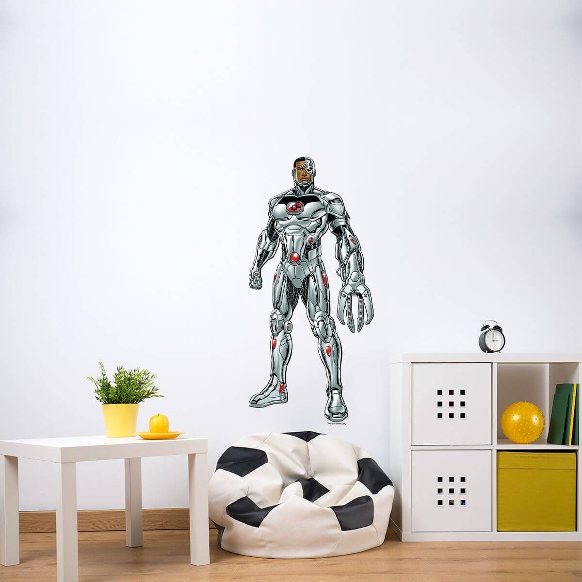 Kismet Decals Cyborg Victorious Licensed Wall Sticker - Easy DIY Justice League Home & Room Decor Wall Art - Kismet Decals