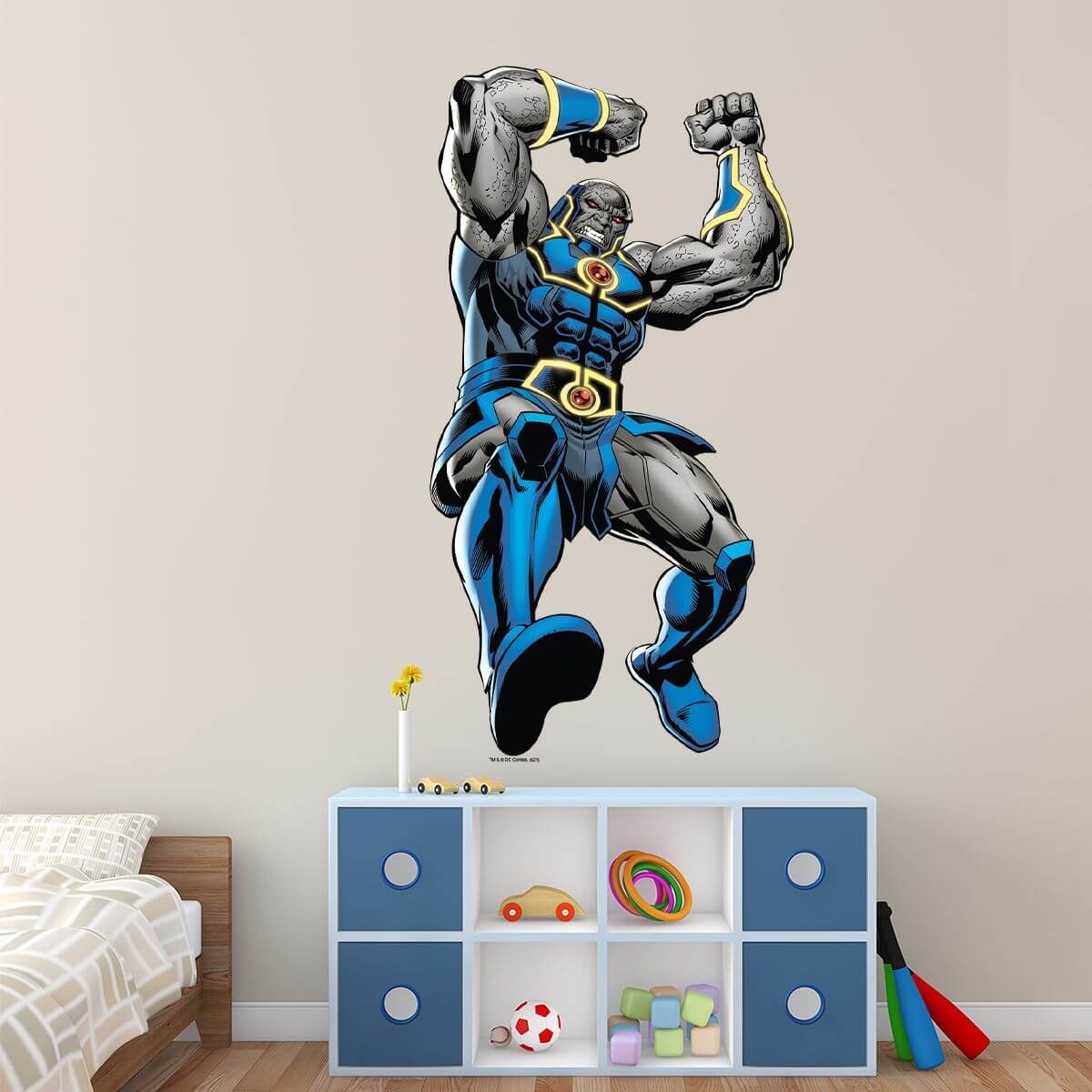 Kismet Decals Darkseid Dark God Licensed Wall Sticker - Easy DIY Justice League Home & Room Decor Wall Art - Kismet Decals