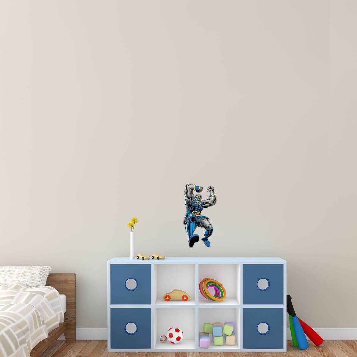 Kismet Decals Darkseid Dark God Licensed Wall Sticker - Easy DIY Justice League Home & Room Decor Wall Art - Kismet Decals