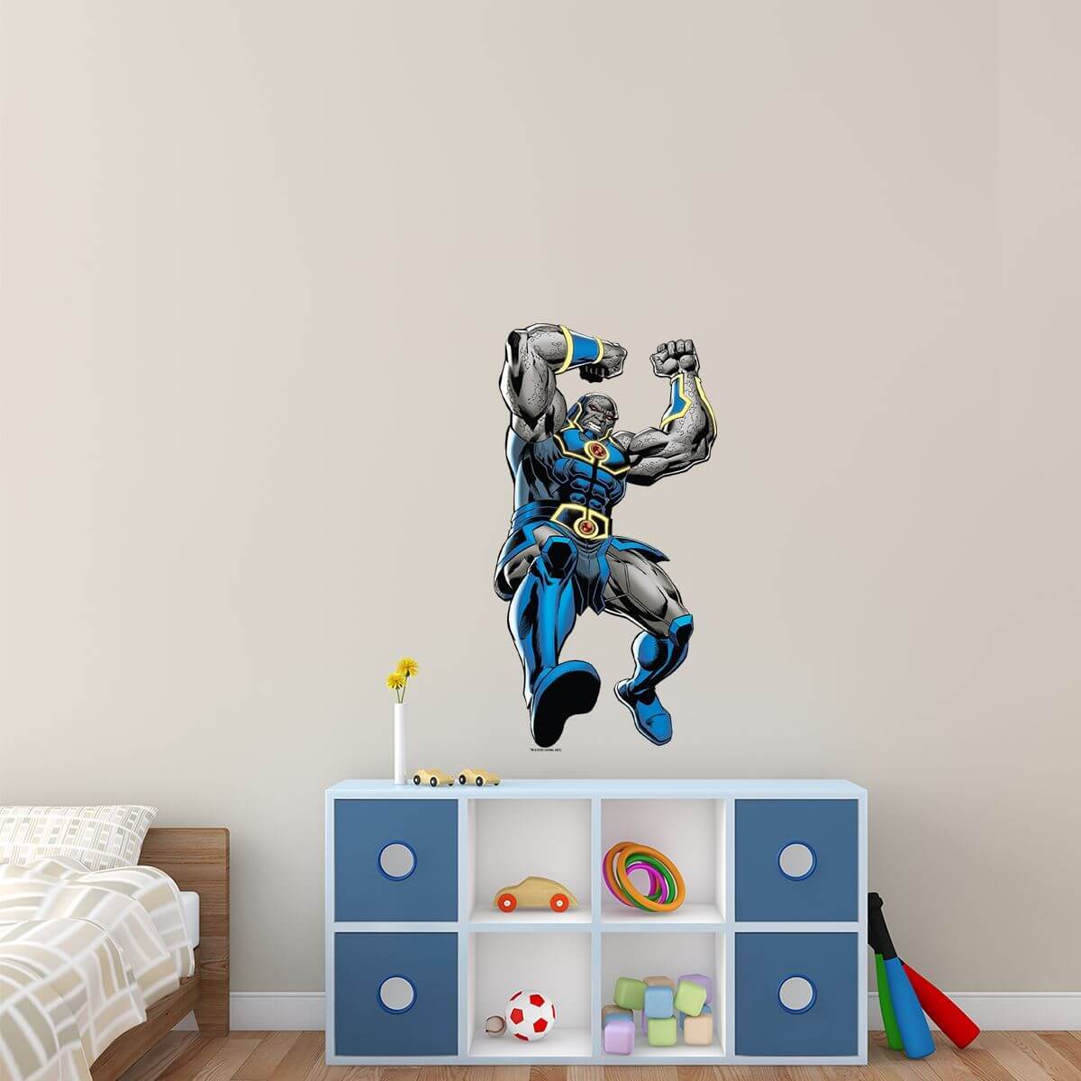 Kismet Decals Darkseid Dark God Licensed Wall Sticker - Easy DIY Justice League Home & Room Decor Wall Art - Kismet Decals