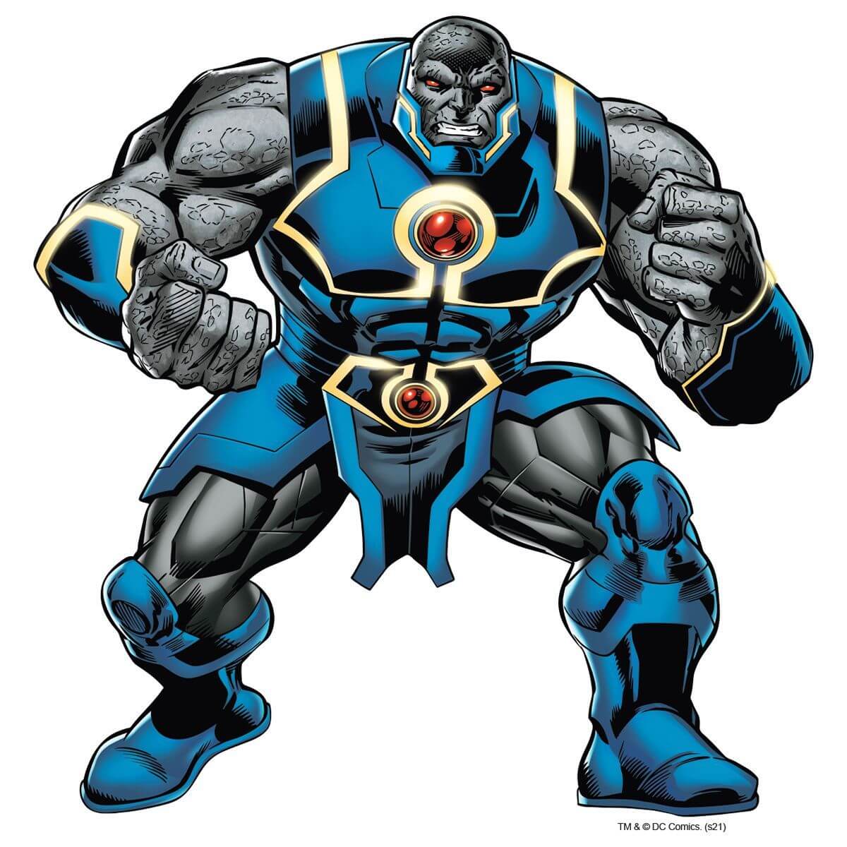 Kismet Decals Darkseid of Apokolips Licensed Wall Sticker - Easy DIY Justice League Home & Room Decor Wall Art - Kismet Decals