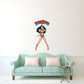 Kismet Decals Evolution of Wonder Woman Original Artwork 1987 Officially Licensed Wall Sticker - Easy DIY DC Comics Home, Kids or Adult Bedroom, Office, Living Room Decor Wall Art - Kismet Decals
