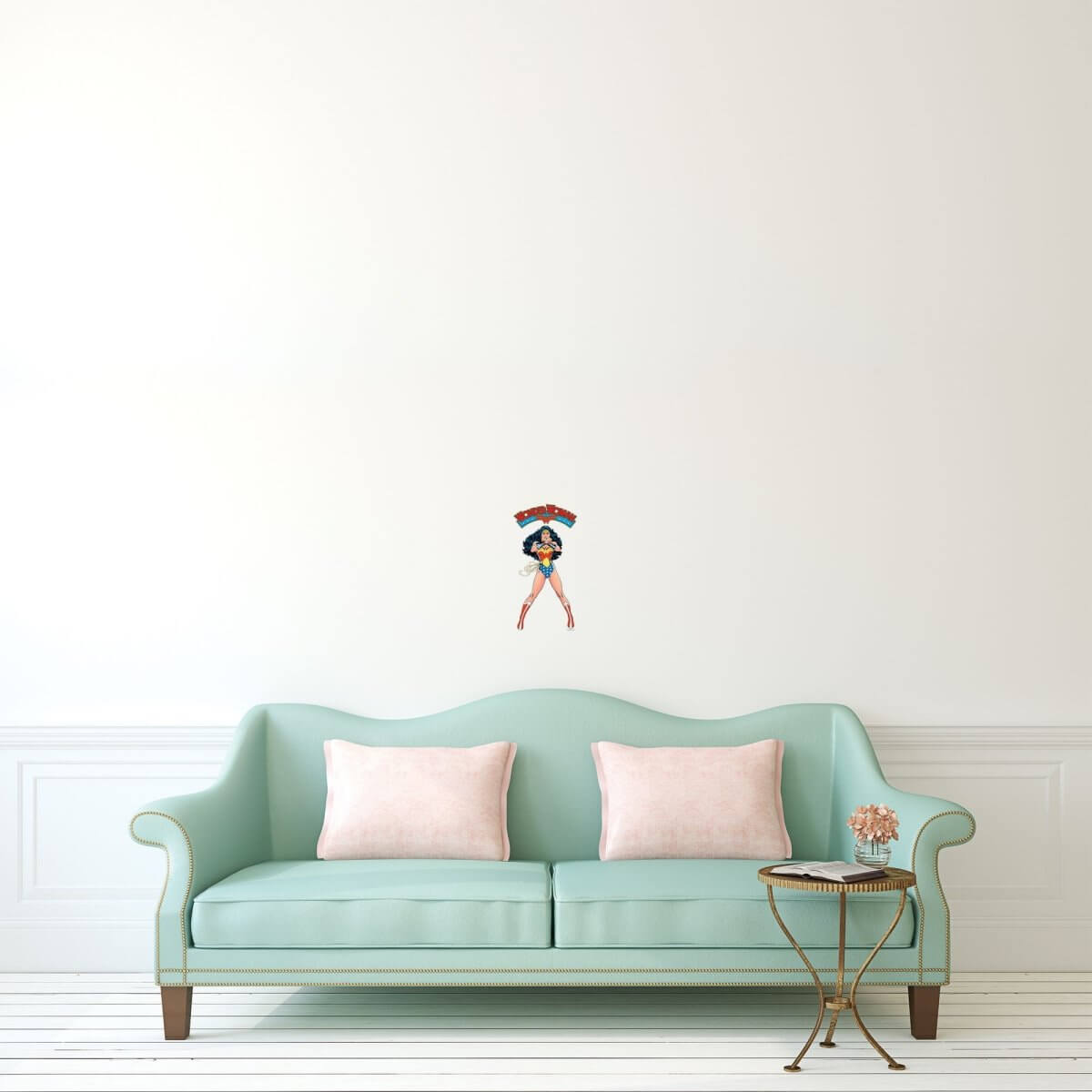 Kismet Decals Evolution of Wonder Woman Original Artwork 1987 Officially Licensed Wall Sticker - Easy DIY DC Comics Home, Kids or Adult Bedroom, Office, Living Room Decor Wall Art - Kismet Decals