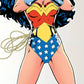 Kismet Decals Evolution of Wonder Woman Original Artwork 1987 Officially Licensed Wall Sticker - Easy DIY DC Comics Home, Kids or Adult Bedroom, Office, Living Room Decor Wall Art - Kismet Decals