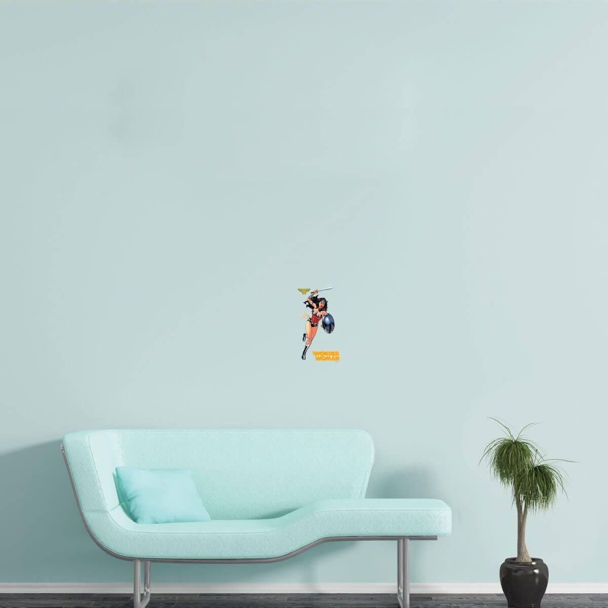 Kismet Decals Evolution of Wonder Woman Original Artwork 2011 Officially Licensed Wall Sticker - Easy DIY DC Comics Home, Kids or Adult Bedroom, Office, Living Room Decor Wall Art - Kismet Decals