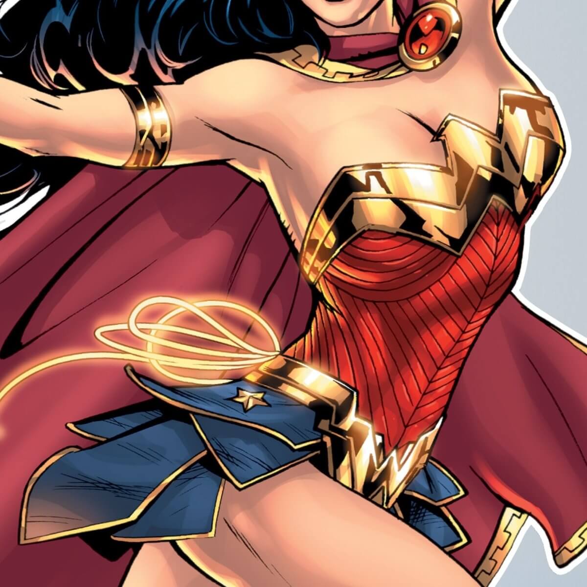 Kismet Decals Evolution of Wonder Woman Original Artwork 2016 Officially Licensed Wall Sticker - Easy DIY DC Comics Home, Kids or Adult Bedroom, Office, Living Room Decor Wall Art - Kismet Decals