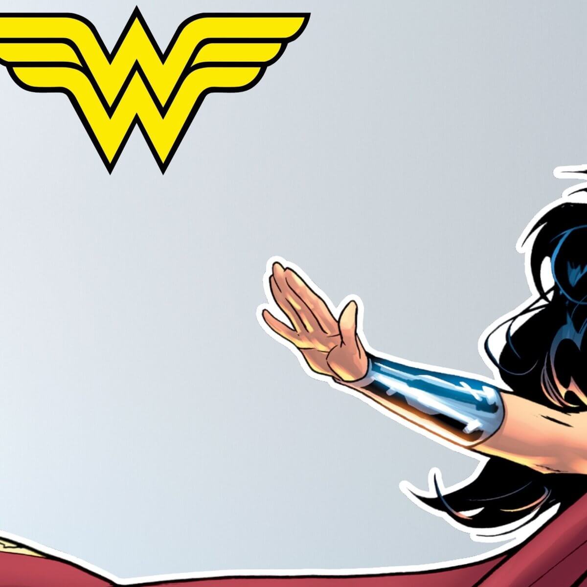 Kismet Decals Evolution of Wonder Woman Original Artwork 2016 Officially Licensed Wall Sticker - Easy DIY DC Comics Home, Kids or Adult Bedroom, Office, Living Room Decor Wall Art - Kismet Decals