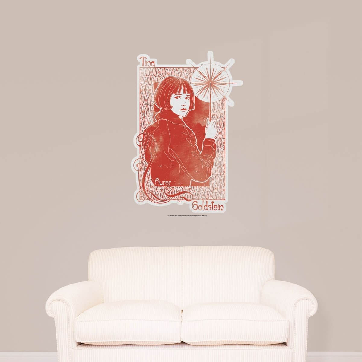Kismet Decals Fantastic Beasts Auror Tina Goldstein Licensed Wall Sticker - Easy DIY Home & Kids Room Decor Decal Art - Kismet Decals