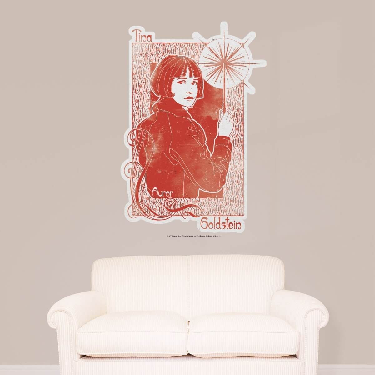 Kismet Decals Fantastic Beasts Auror Tina Goldstein Licensed Wall Sticker - Easy DIY Home & Kids Room Decor Decal Art - Kismet Decals
