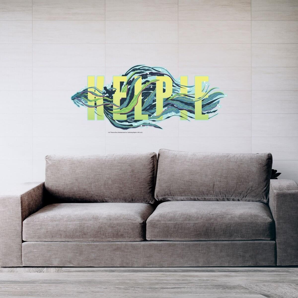 Kismet Decals Fantastic Beasts Kelpie Licensed Wall Sticker - Easy DIY Home & Kids Room Decor Wall Decal Art - Kismet Decals