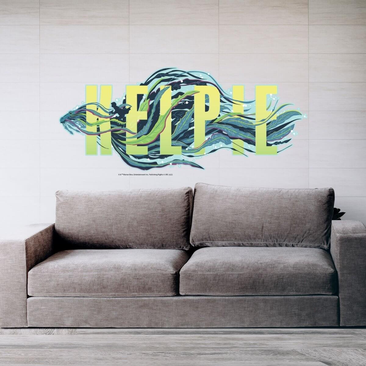 Kismet Decals Fantastic Beasts Kelpie Licensed Wall Sticker - Easy DIY Home & Kids Room Decor Wall Decal Art - Kismet Decals
