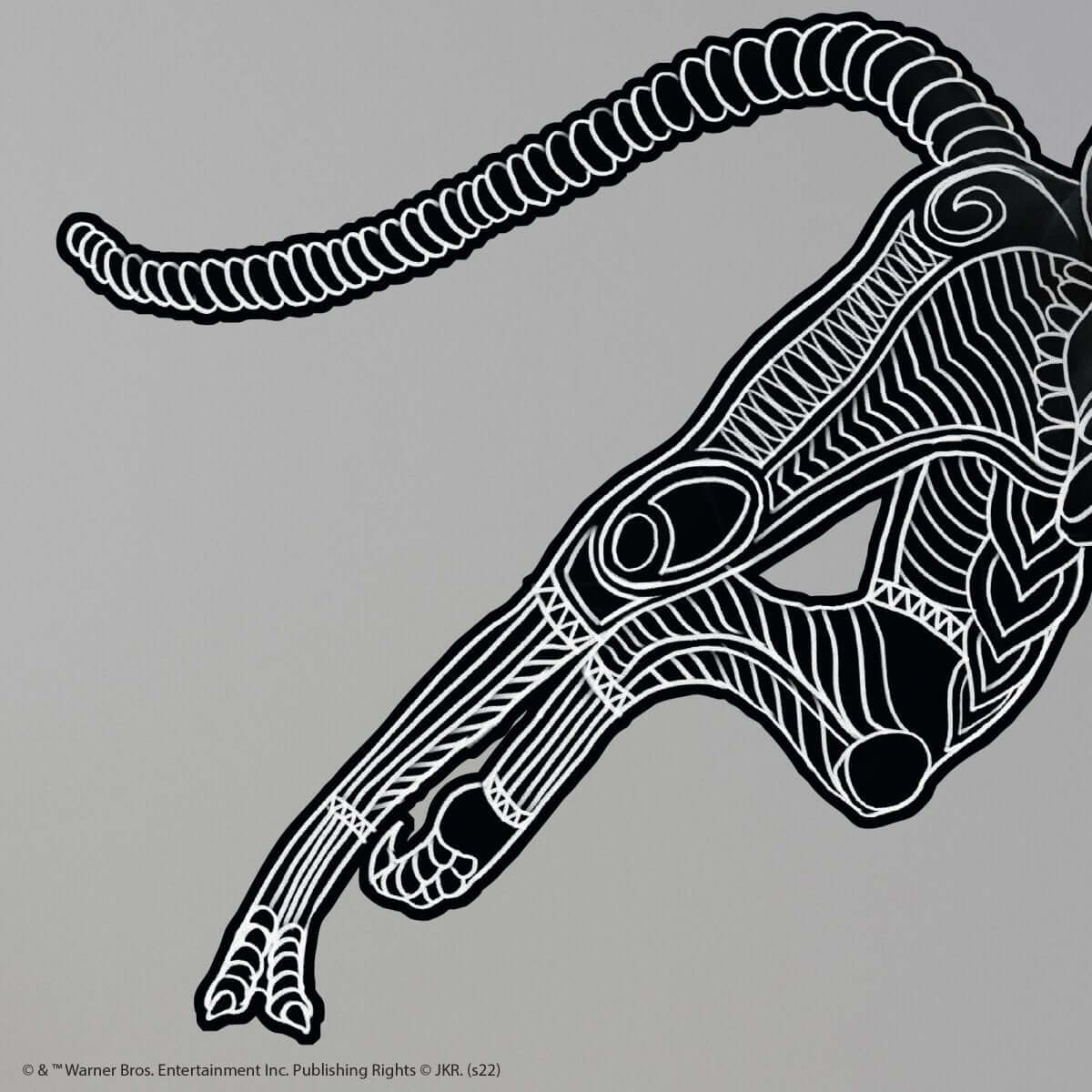 Kismet Decals Fantastic Beasts Matagot Art Licensed Wall Sticker - Easy DIY Home & Kids Room Decor Wall Decal Art - Kismet Decals