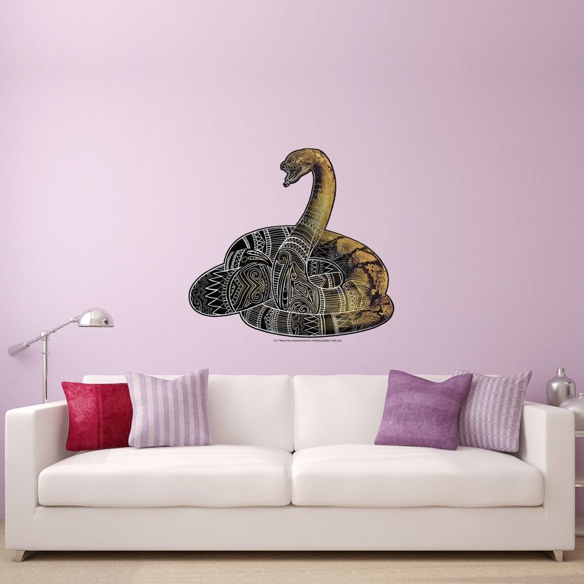 Kismet Decals Fantastic Beasts Nagini Art Licensed Wall Sticker - Easy DIY Home & Kids Room Decor Wall Decal Art - Kismet Decals