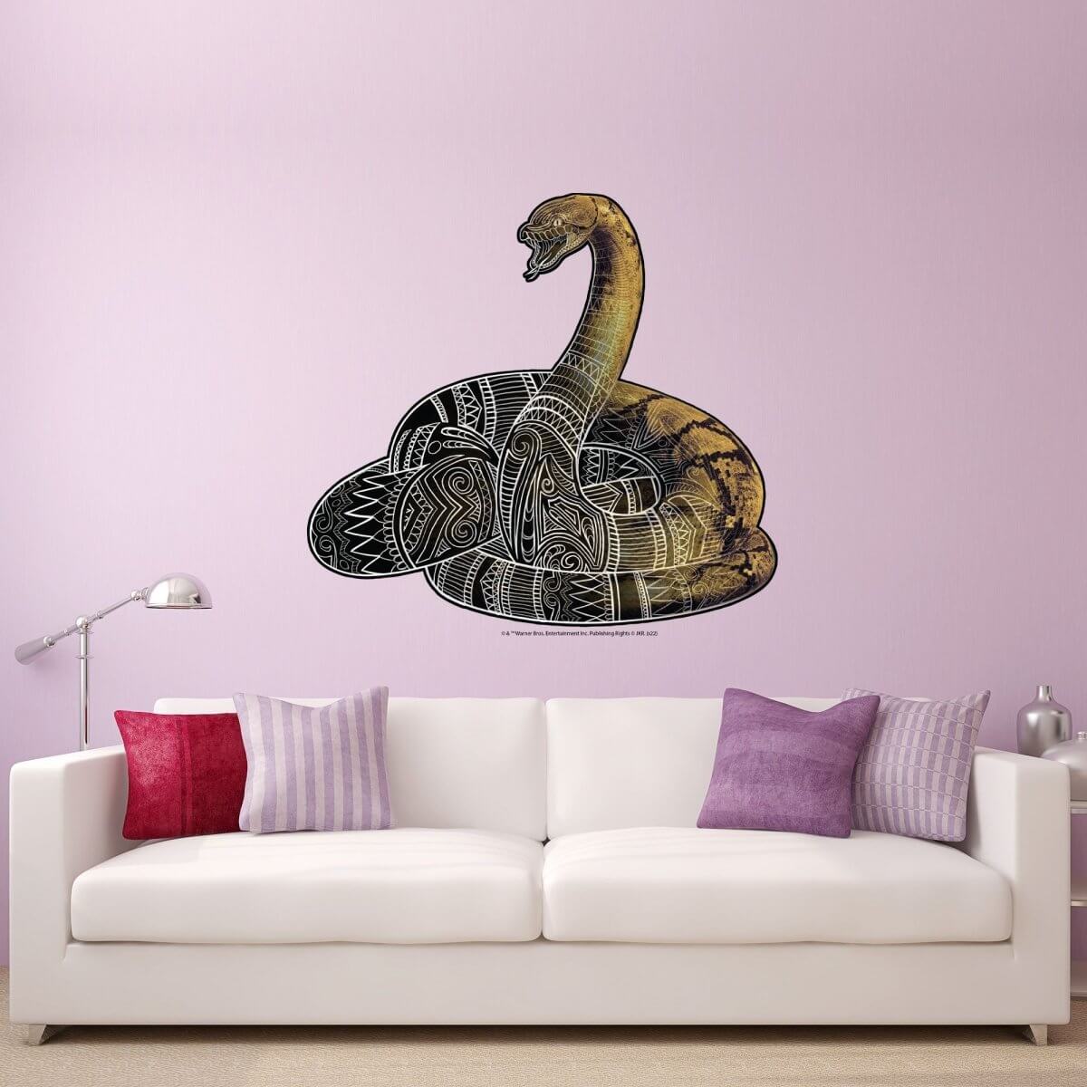 Kismet Decals Fantastic Beasts Nagini Art Licensed Wall Sticker - Easy DIY Home & Kids Room Decor Wall Decal Art - Kismet Decals