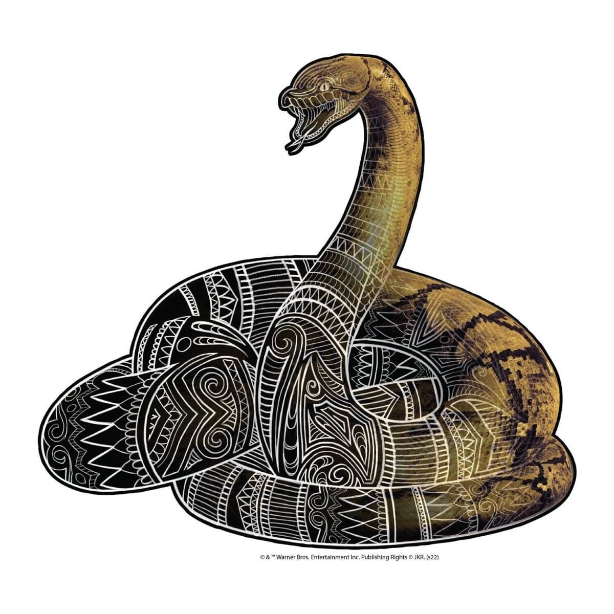 Kismet Decals Fantastic Beasts Nagini Art Licensed Wall Sticker - Easy DIY Home & Kids Room Decor Wall Decal Art - Kismet Decals