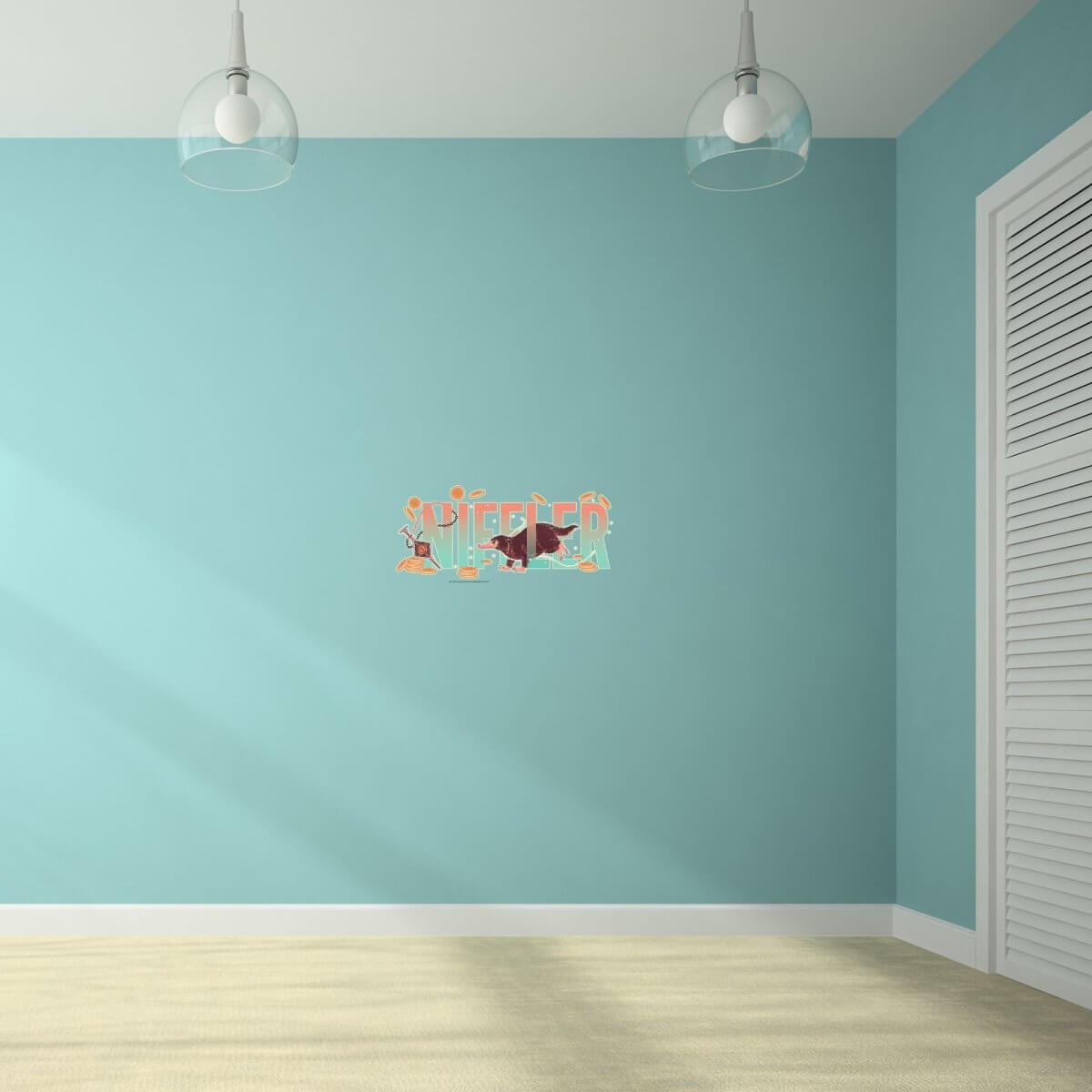 Kismet Decals Fantastic Beasts Niffler Art 2 Licensed Wall Sticker - Easy DIY Home & Kids Room Decor Wall Decal Art - Kismet Decals