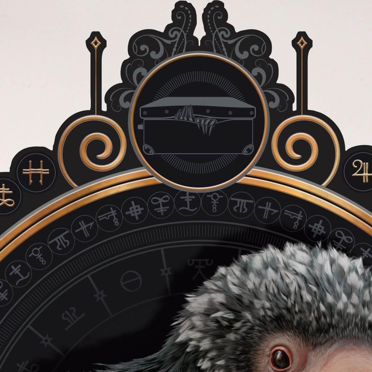 Kismet Decals Fantastic Beasts Nifflers Licensed Wall Sticker - Easy DIY Home & Kids Room Decor Wall Decal Art - Kismet Decals