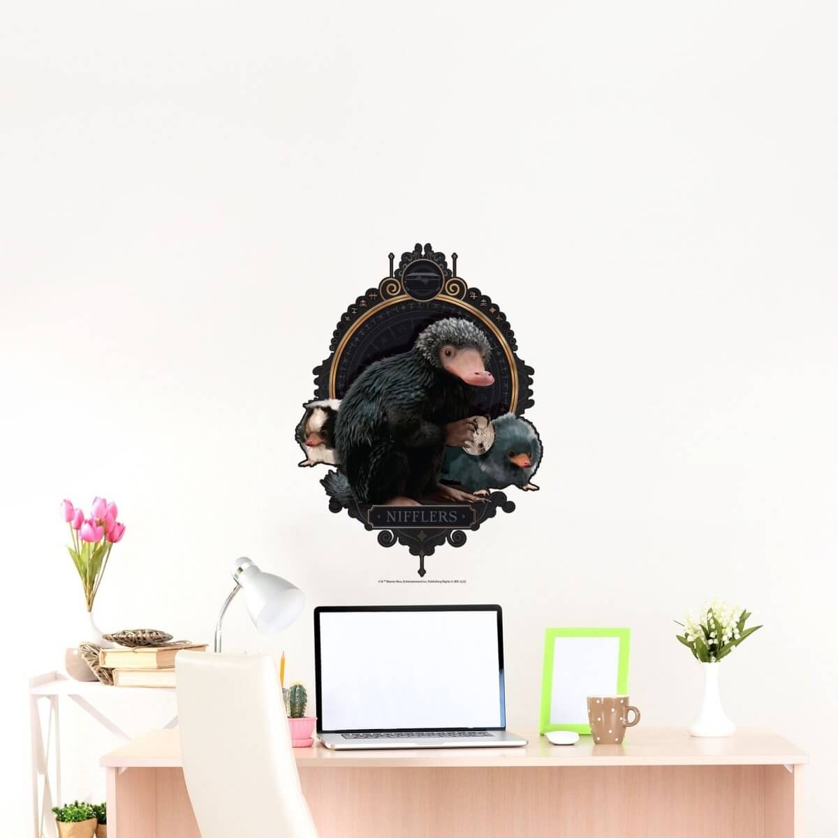 Kismet Decals Fantastic Beasts Nifflers Licensed Wall Sticker - Easy DIY Home & Kids Room Decor Wall Decal Art - Kismet Decals