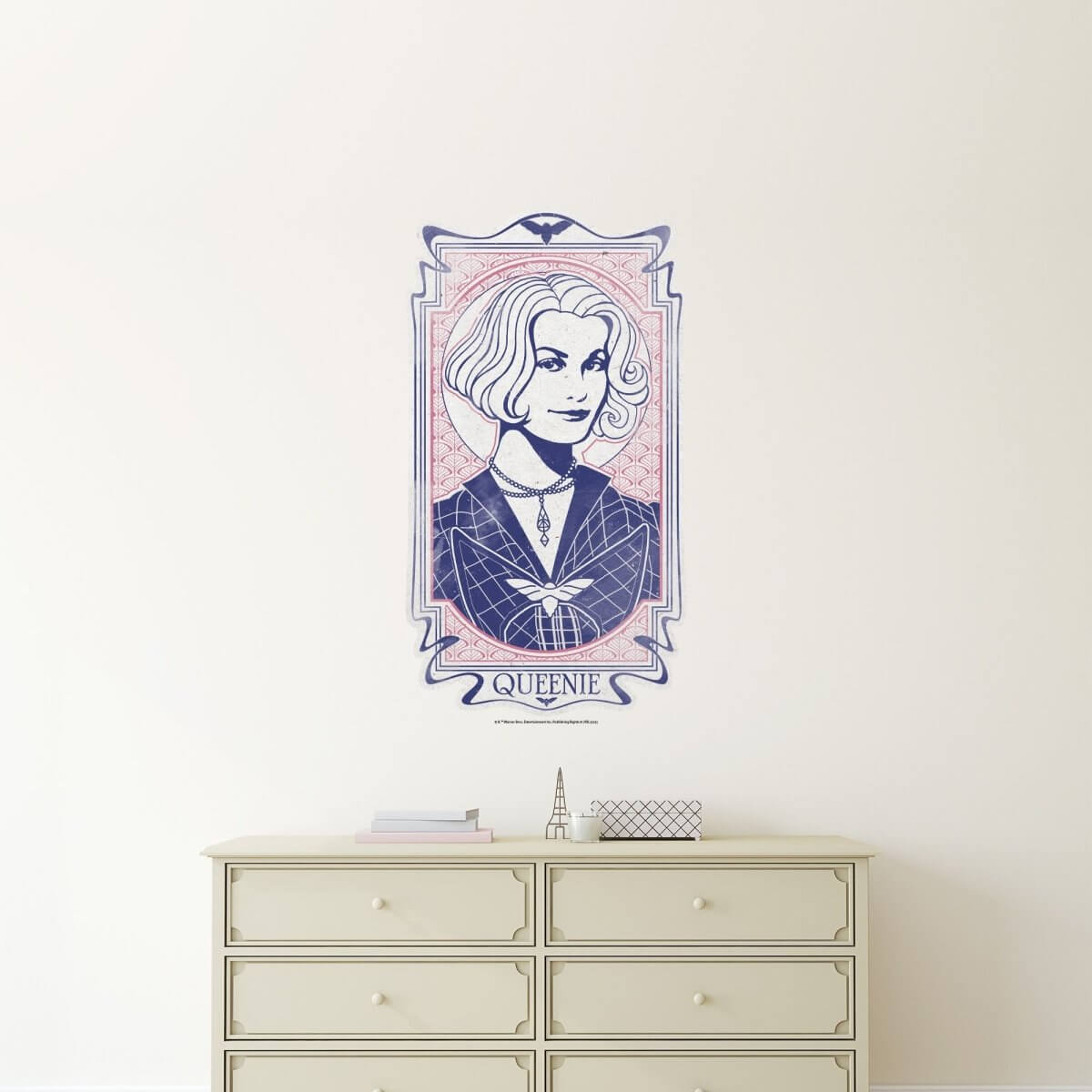 Kismet Decals Fantastic Beasts Queenie Licensed Wall Sticker - Easy DIY Home & Kids Room Decor Wall Decal Art - Kismet Decals