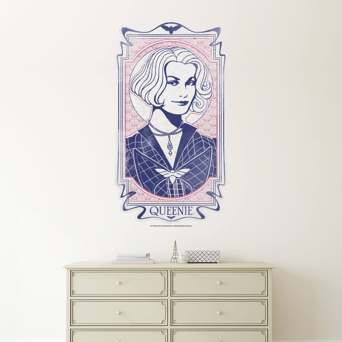 Kismet Decals Fantastic Beasts Queenie Licensed Wall Sticker - Easy DIY Home & Kids Room Decor Wall Decal Art - Kismet Decals