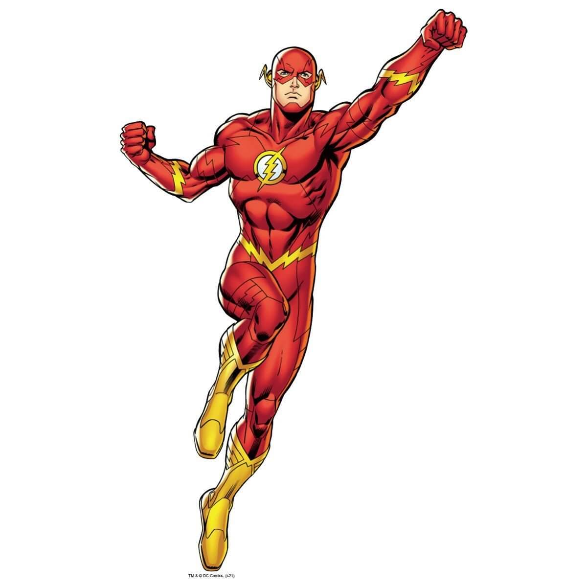 Kismet Decals Flash Ready for Combat Licensed Wall Sticker - Easy DIY Justice League Home & Room Decor Wall Art - Kismet Decals