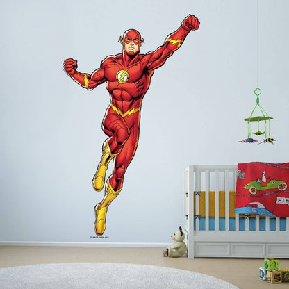 Kismet Decals Flash Ready for Combat Licensed Wall Sticker - Easy DIY Justice League Home & Room Decor Wall Art - Kismet Decals