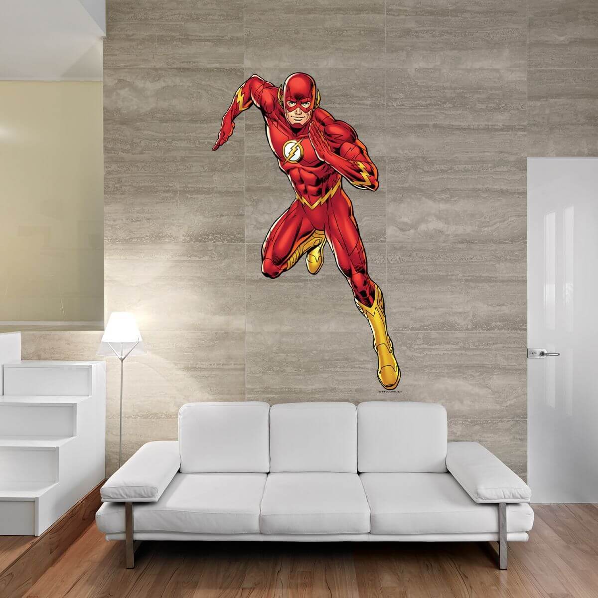 Kismet Decals Flash Speedster Licensed Wall Sticker - Easy DIY Justice League Home & Room Decor Wall Art - Kismet Decals