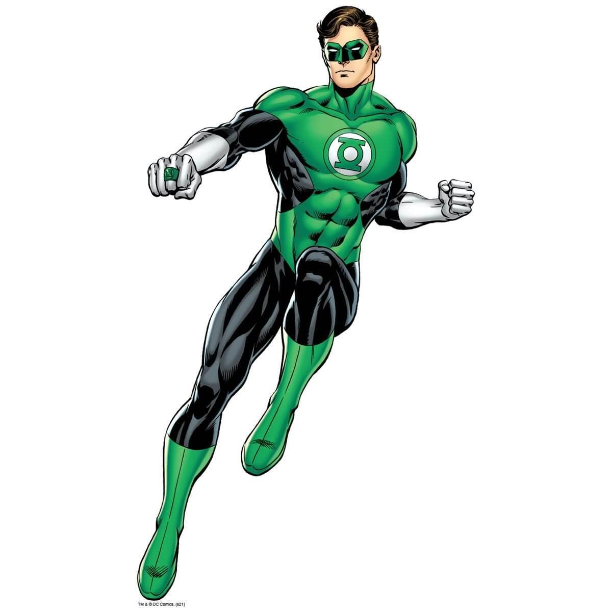Kismet Decals Green Lantern Combat Licensed Wall Sticker - Easy DIY Justice League Home & Room Decor Wall Art - Kismet Decals