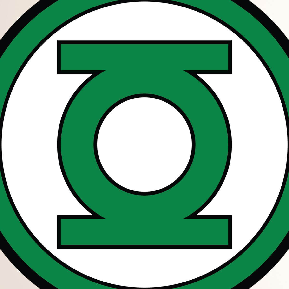 Kismet Decals Green Lantern Logo Licensed Wall Sticker - Easy DIY Justice League Home & Room Decor Wall Art - Kismet Decals