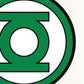 Kismet Decals Green Lantern Logo Licensed Wall Sticker - Easy DIY Justice League Home & Room Decor Wall Art - Kismet Decals