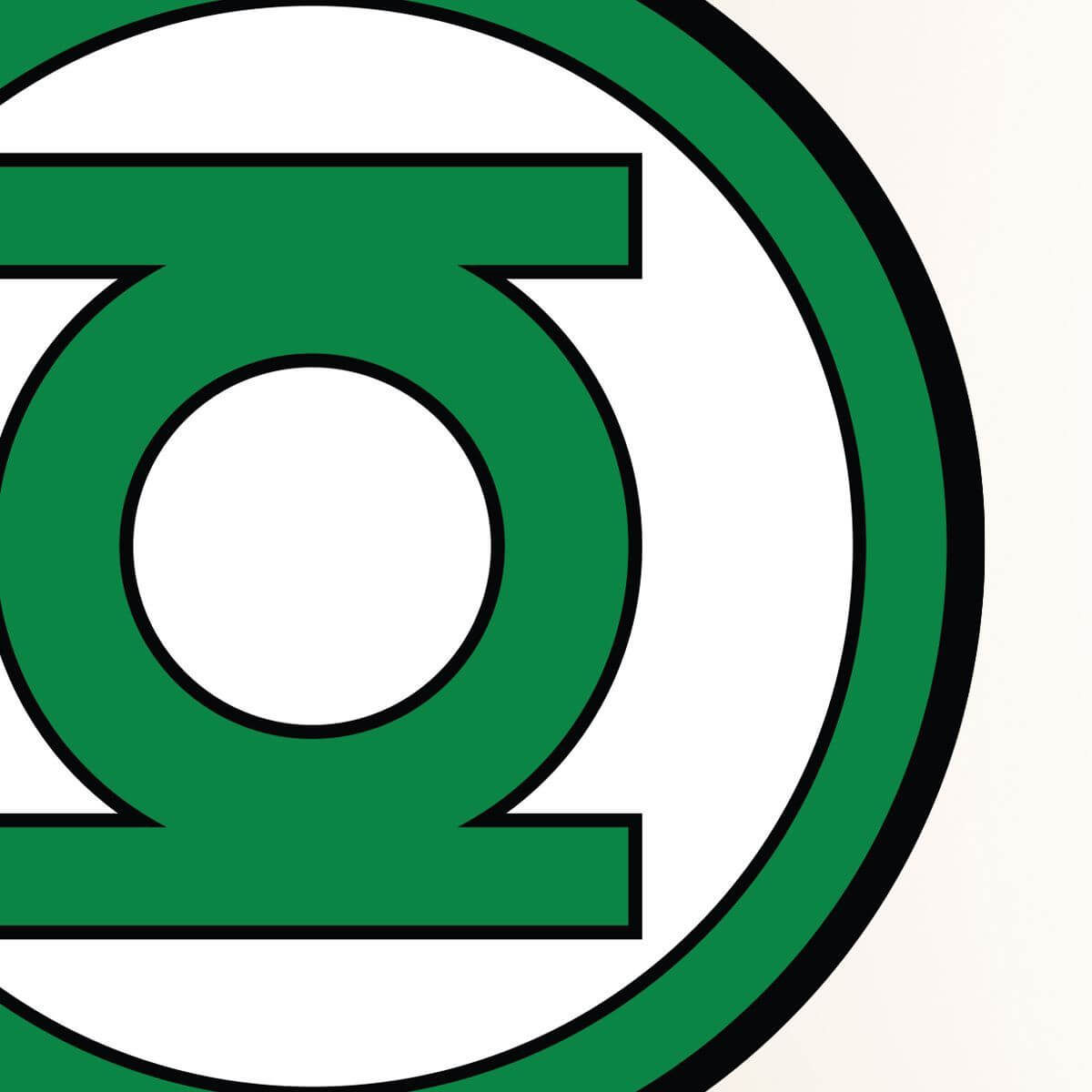 Kismet Decals Green Lantern Logo Licensed Wall Sticker - Easy DIY Justice League Home & Room Decor Wall Art - Kismet Decals