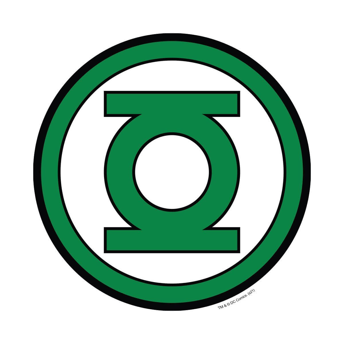 Kismet Decals Green Lantern Logo Licensed Wall Sticker - Easy DIY Justice League Home & Room Decor Wall Art - Kismet Decals