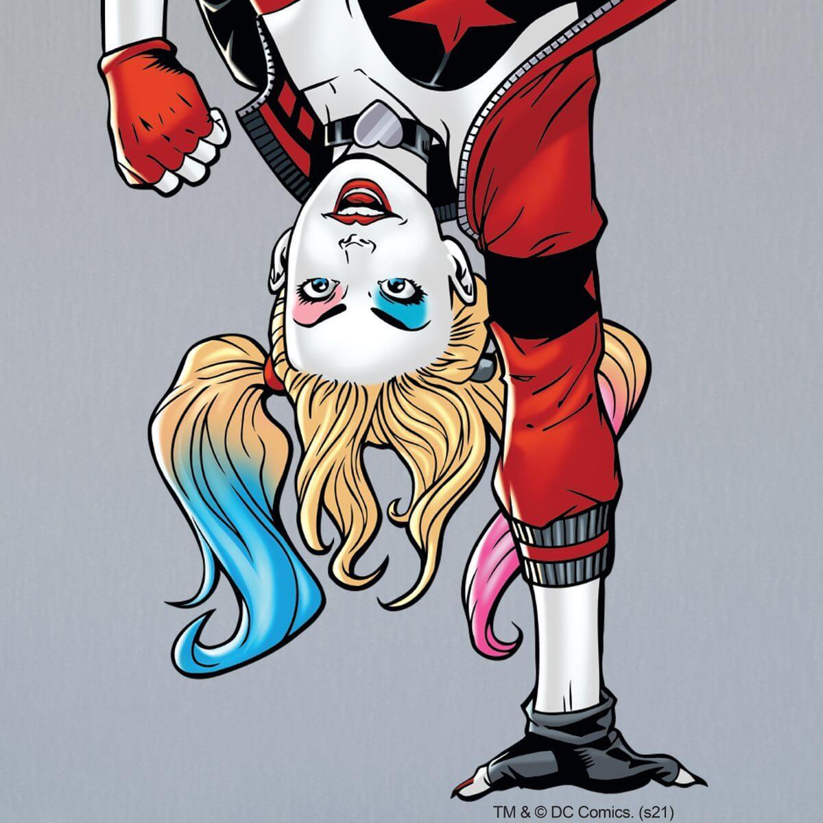 Kismet Decals Harley Quinn Acrobat Licensed Wall Sticker - Easy DIY Justice League Home & Room Decor Wall Art - Kismet Decals