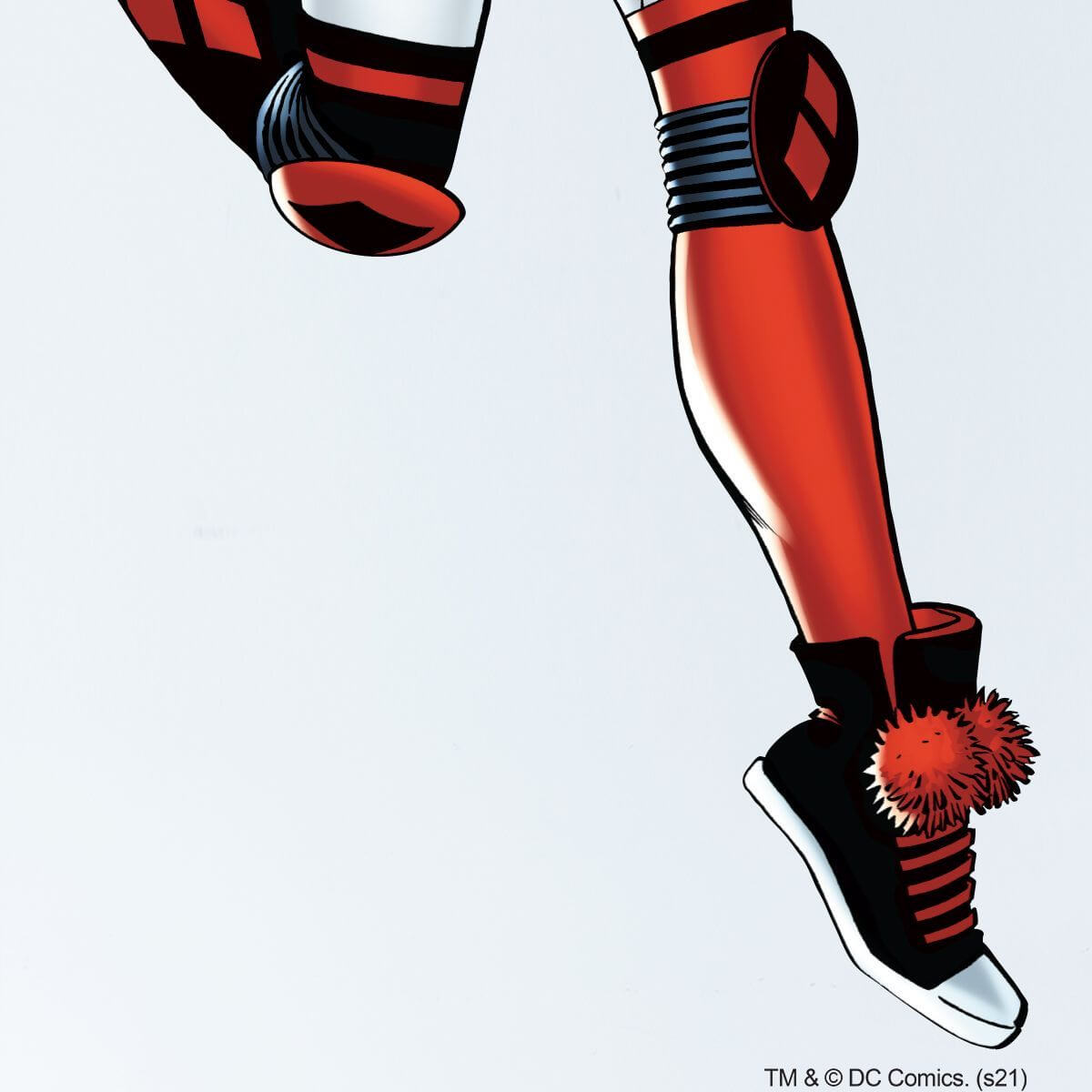 Kismet Decals Harley Quinn Hammer Licensed Wall Sticker - Easy DIY Justice League Home & Room Decor Wall Art - Kismet Decals