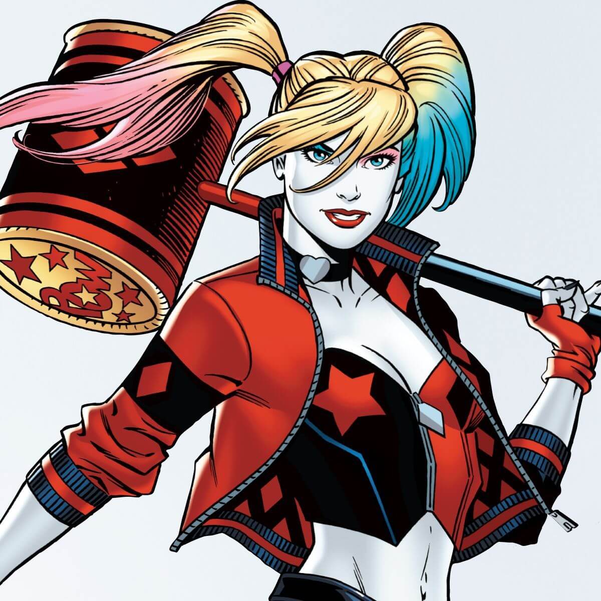 Kismet Decals Harley Quinn Hammer Licensed Wall Sticker - Easy DIY Justice League Home & Room Decor Wall Art - Kismet Decals