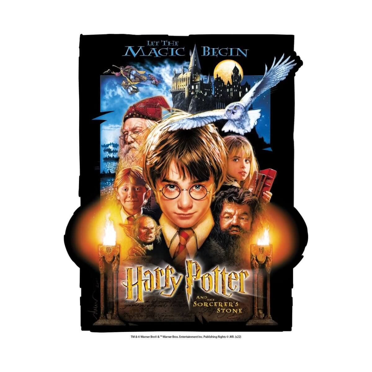 Kismet Decals Harry Potter and the Sorcerer's Stone Licensed Wall Sticker - Easy DIY Home & Kids Room Decor Decal Art - Kismet Decals