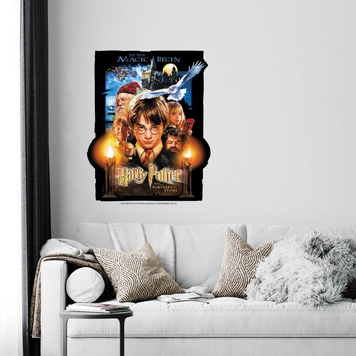 Kismet Decals Harry Potter and the Sorcerer's Stone Licensed Wall Sticker - Easy DIY Home & Kids Room Decor Decal Art - Kismet Decals