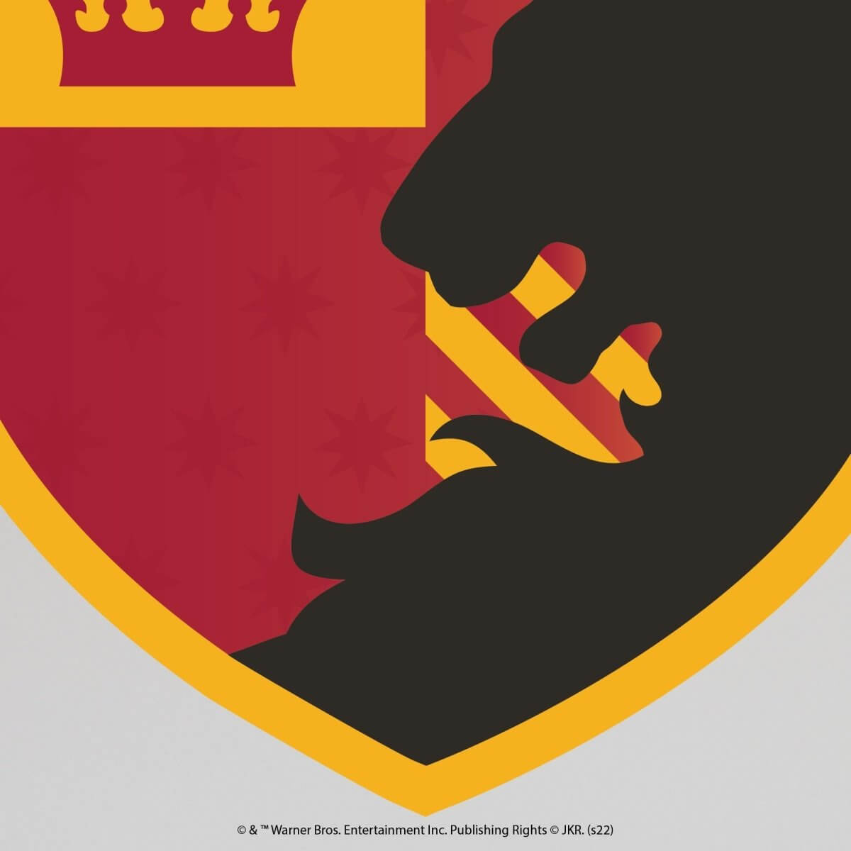 Kismet Decals Harry Potter Gryffindor Badge V2 Licensed Wall Sticker - Easy DIY Home & Kids Room Decor Wall Decal Art - Kismet Decals