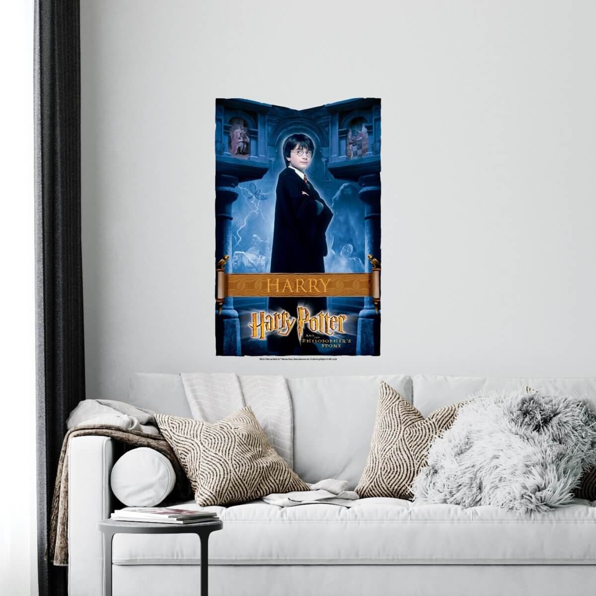 Kismet Decals Harry Potter Harry Poster Licensed Wall Sticker - Easy DIY Home & Kids Room Decor Wall Decal Art - Kismet Decals