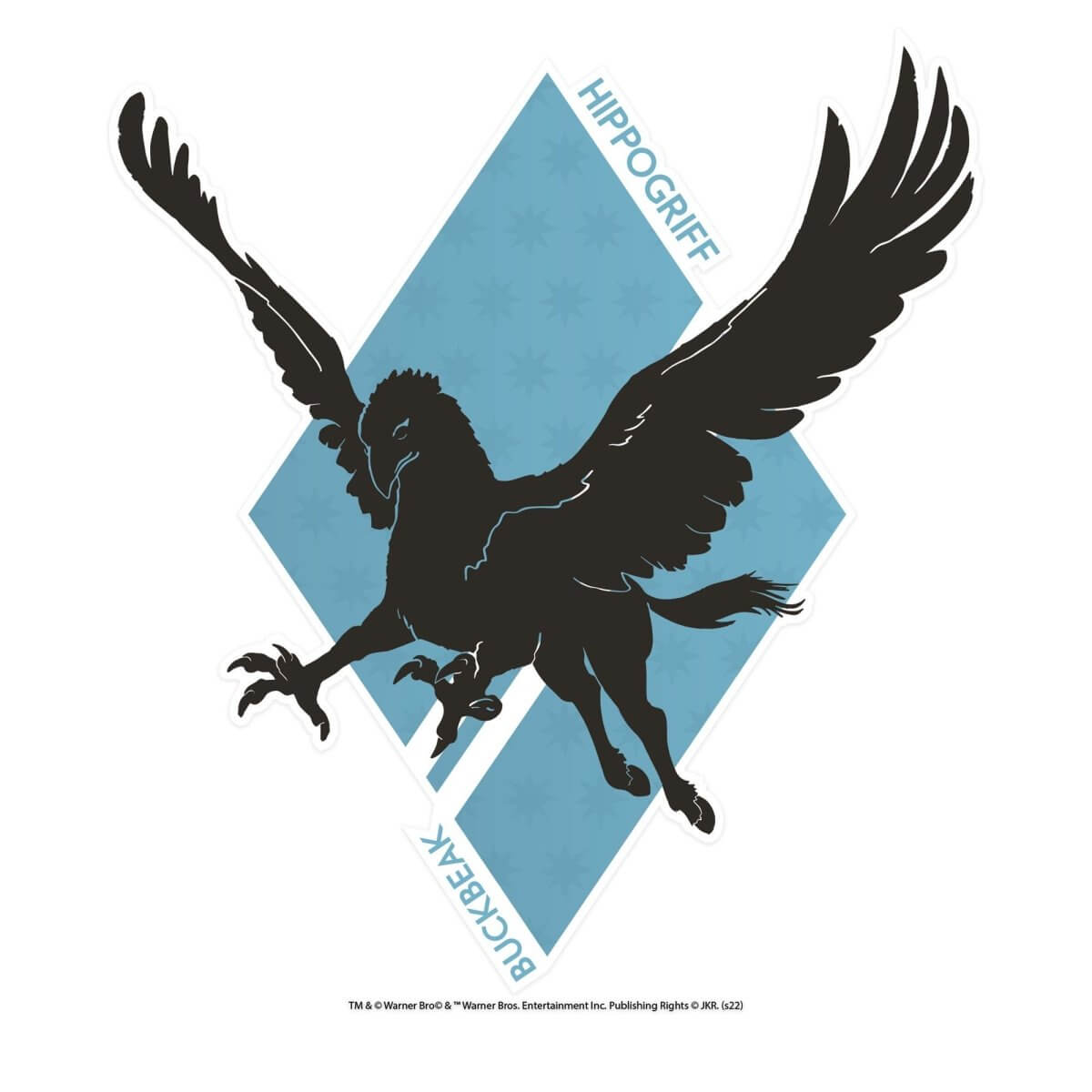 Kismet Decals Harry Potter Hippogriff Buckbeak Licensed Wall Sticker - Easy DIY Home & Kids Room Decor Wall Decal Art - Kismet Decals