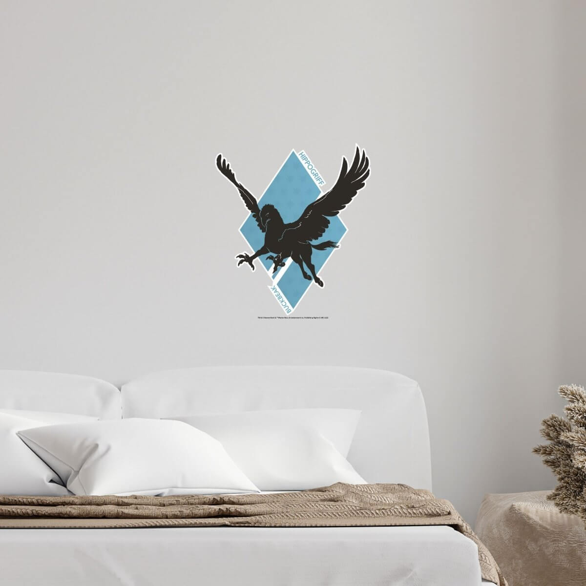 Kismet Decals Harry Potter Hippogriff Buckbeak Licensed Wall Sticker - Easy DIY Home & Kids Room Decor Wall Decal Art - Kismet Decals