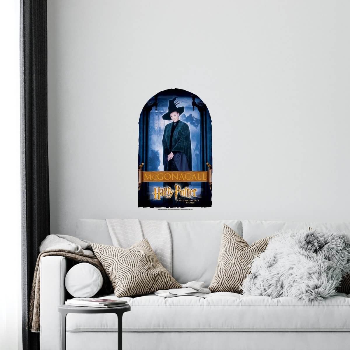 Kismet Decals Harry Potter McGonagall Poster Licensed Wall Sticker - Easy DIY Home & Kids Room Decor Wall Decal Art - Kismet Decals