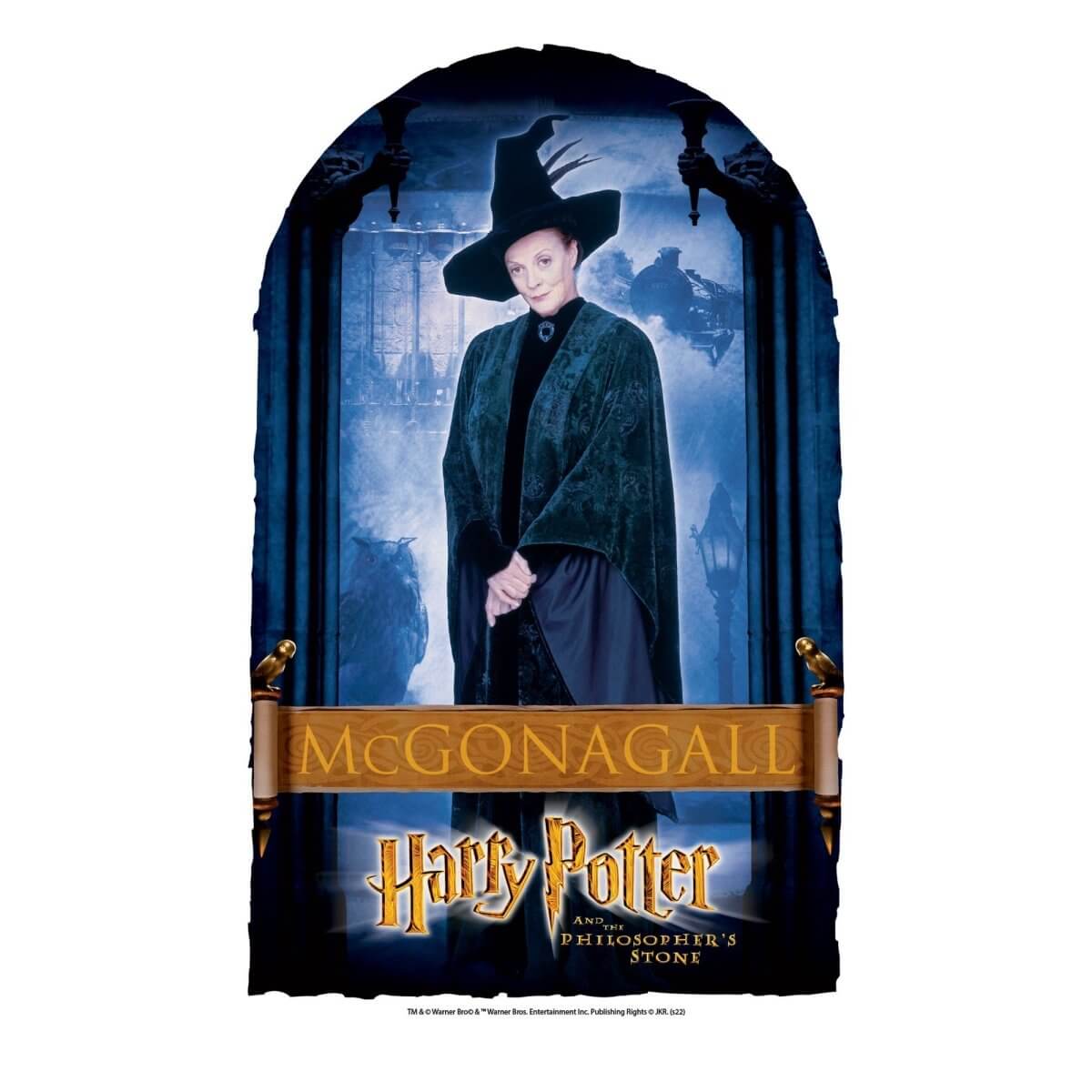 Kismet Decals Harry Potter McGonagall Poster Licensed Wall Sticker - Easy DIY Home & Kids Room Decor Wall Decal Art - Kismet Decals